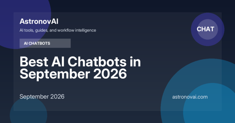 Best AI Chatbots in September 2026